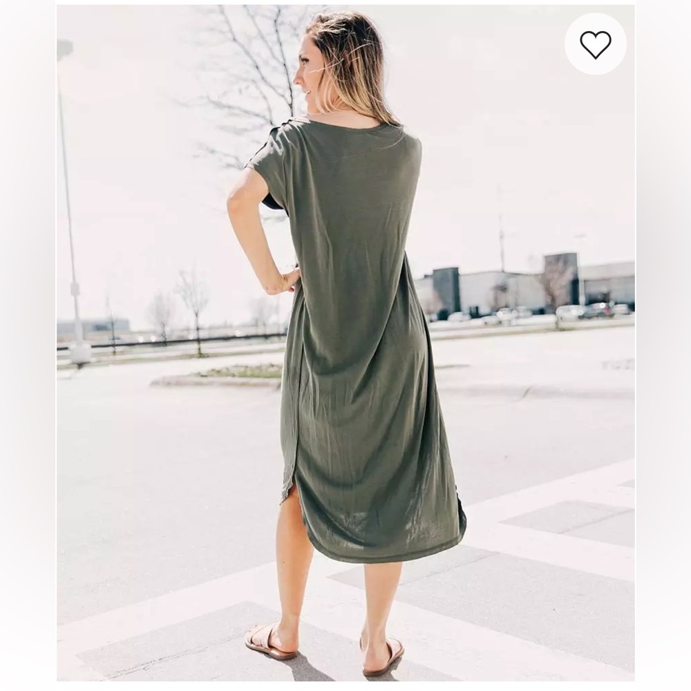 Double Zero Dropped Shoulder Midi Dress EUC - Picture 6 of 6